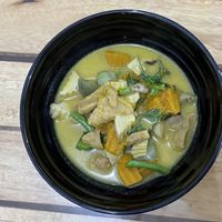 Green curry  at Veggie Lover Cafe in Vientiane