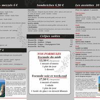 Menu 1 at Restaurant Fayrouz in Villeneuve-sur-lot