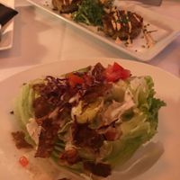 Wedge salad with rice paper “bacon”.
“Crab Cakes” at Kres Chophouse in Orlando