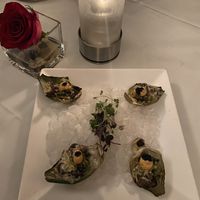 Oyster Rockefeller at Kres Chophouse in Orlando