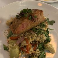 Salmon entree - do not recommend😒 at Kres Chophouse in Orlando