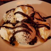 Comically huge sundae at Kres Chophouse in Orlando