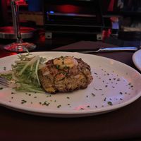 Vegan “Crab Cake"  at Kres Chophouse in Orlando