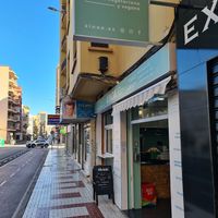 Outside at Kinoa in Malaga