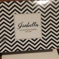 Nice box for take away!  at Isabella Glutenfrei Patisserie in Cologne