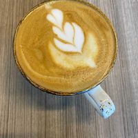 Latte at Element Cafe in Calgary