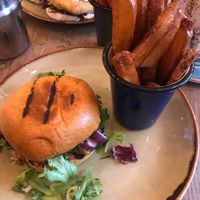 ‘Best darn vegan burger’ & chips  at Wakey Wakey in South East London