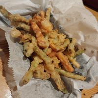 tempura veggies at Wonderland in Milwaukee