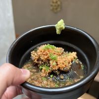 Miso aubergines with fresh wasabi 10/10  at Sincerely Crafted Cuisine in George Town