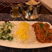Safran rice with cauliflower  #Veganuary at Watan  in Wurzburg