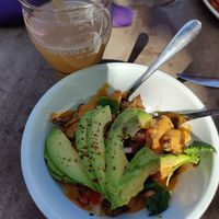 Vegan nachos! So damn good. at Sedona Beer Company in Sedona