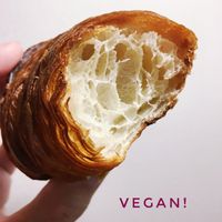 Vegan croissant at L'imprimerie in Brooklyn