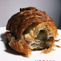 Vegan almond croissant at L'imprimerie in Brooklyn