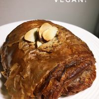 Vegan chocolate almond croissant at L'imprimerie in Brooklyn