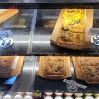 Vegan quiche. There were 3 different vegan quiches at L'imprimerie in Brooklyn