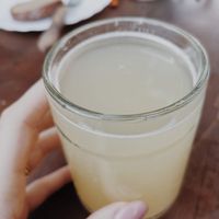 Sturm (Young, unfiltered Austrian wine) at Weinbau Herrmann in Vienna