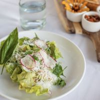 Southern lady pea salad-delicious    at Raw and Juicy in Alys Beach