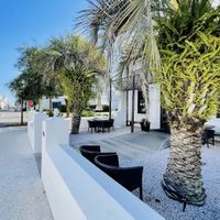 Nice outdoor seating  at Raw and Juicy in Alys Beach