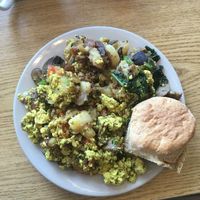 Cilantro lime tofu scramble 😋 at Bluegrass Grill and Bakery in Charlottesville
