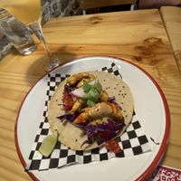 Langostinos Taco (Vegan)  at Taqueria La Lupe in Sevilla