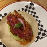 Cochinita Pibill Taco (Vegan)  at Taqueria La Lupe in Sevilla