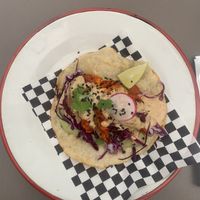 No shrimp tortilla  at Taqueria La Lupe in Sevilla