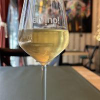 Glass of Chardonnay   at Garlic n Greens in Bruges