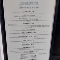 Speisekarte at Garlic n Greens in Bruges