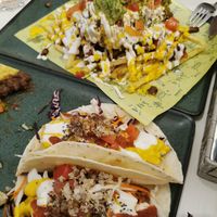 Tagos and loaded fries at Sala - The Row in Kuala Lumpur