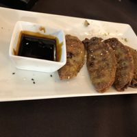 Great starter! (Two dumplings had already been eaten)  at Linh - Not Just A Restaurant in Prague