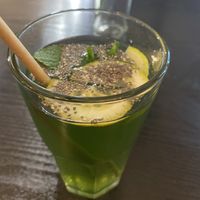 Pandan lemonade  at Linh - Not Just A Restaurant in Prague