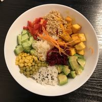 Linh's poke bowl  at Linh - Not Just A Restaurant in Prague