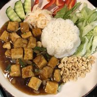 buffalo tofu   at Linh - Not Just A Restaurant in Prague