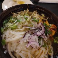 Vegan Pho with tofu at Linh - Not Just A Restaurant in Prague