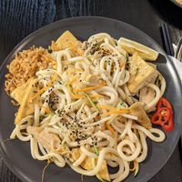 Fox udon at Linh - Not Just A Restaurant in Prague