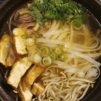 Pho with tofu at Linh - Not Just A Restaurant in Prague