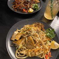 fox udon and black udon #Veganuary at Linh - Not Just A Restaurant in Prague