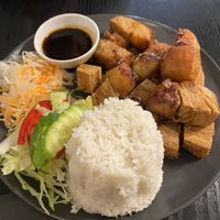 The pork - unreal. Never had anything like it   at Linh - Not Just A Restaurant in Prague