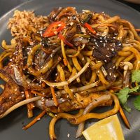 Magic udon noodles   at Linh - Not Just A Restaurant in Prague