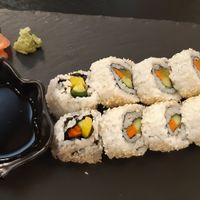 Veggie sushi at Linh - Not Just A Restaurant in Prague