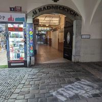 The entry way to get to Linh's at Linh - Not Just A Restaurant in Prague