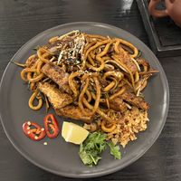 Black Magic Udon  at Linh - Not Just A Restaurant in Prague