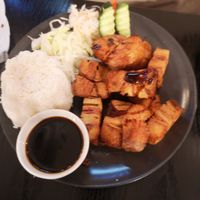 Veganer Schweinebauch. Unglaublich gut! at Linh - Not Just A Restaurant in Prague