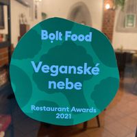 Bolt certificate at Linh - Not Just A Restaurant in Prague
