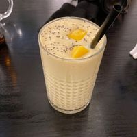 Mango smoothie at Linh - Not Just A Restaurant in Prague