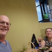 Food's here! at Linh - Not Just A Restaurant in Prague