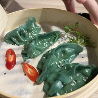 Green Gyoza  at Linh - Not Just A Restaurant in Prague