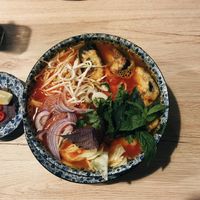 The “fish” noodle soup   at Linh - Not Just A Restaurant in Prague