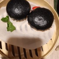Black bao buns at Linh - Not Just A Restaurant in Prague