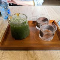 Matcha teaa  at Linh - Not Just A Restaurant in Prague